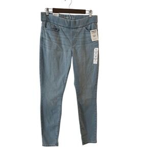 NWT Signature Levi Strauss Light Wash Blue Denim Pull-On Skinny‎ Jeans 10/30